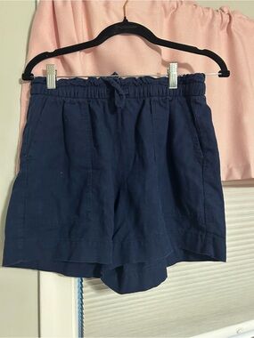 Sonoma Navy Elastic-Waist Casual Bermuda Shorts